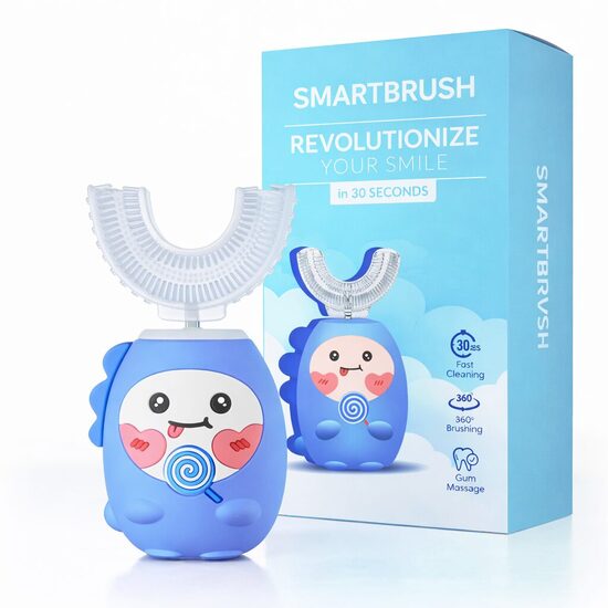 SmartBrush - Elektriskā zobu birste BĒRNIEM (Zila)